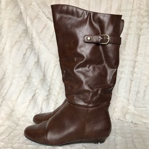 Brown Knee High Boots